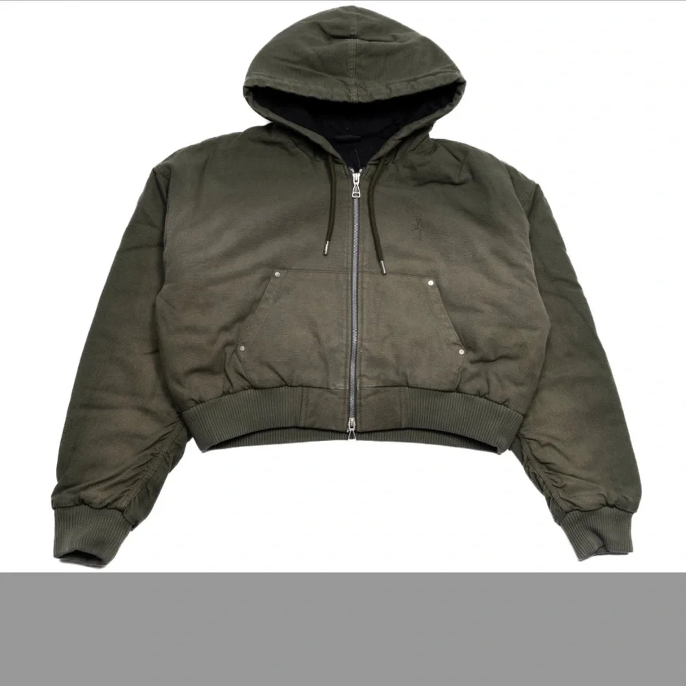 NWT J Air Jordan x Travis Scott | Canvas Jacket in Cargo Khaki - Picture 7 of 10